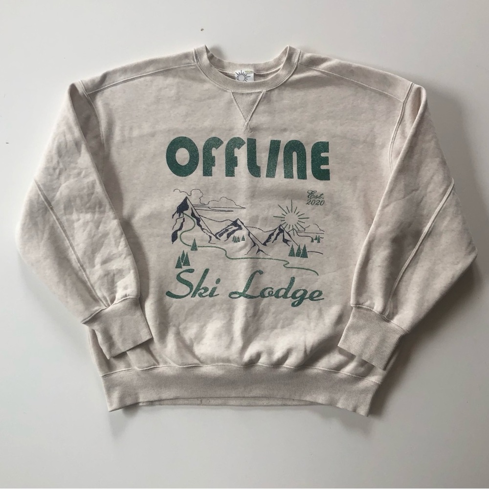 aerie cloud fleece sweatshirt